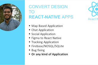 convert your designs into react native app