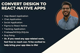 convert your designs into react native app