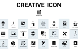 design all types of icons for you