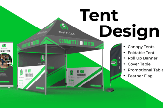design canopy tent graphics, feather flag, gazebo and table cover graphics