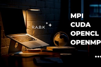 code parallel programs using cuda, mpi, pthreads or openmp opencl