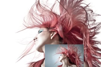 photoshop hair masking, image masking and cut out service
