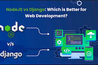develop a dynamic web application with nodejs, django, sql, and mongodb