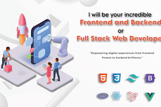 be your incredible frontend and backend web developer