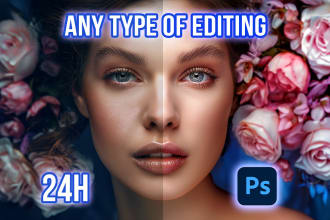 do express photo editing and retouching in photoshop