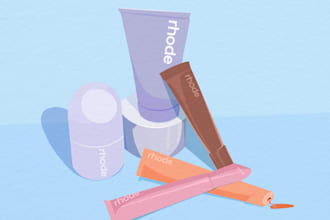 do skincare, makeup and beauty product illustration