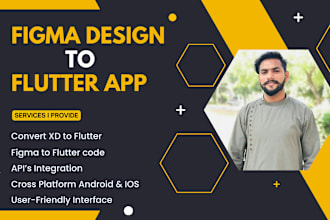 convert figma design to flutter app development using android studio