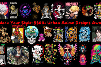 provide 5500 urban streetwear svg tshirt design bundle