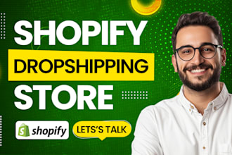build automated shopify dropshipping store, design, redesign shopify website