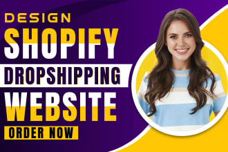 setup shopify store or shopify website development or shopify dropshipping store