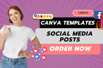 create social media posts and templates with canva