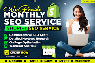 do advance shopify SEO services to boost organic sales