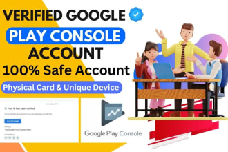 create google play console developer account for your apps