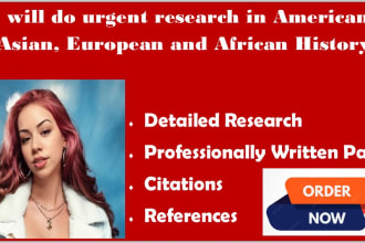 do american, asian, european, and african history research