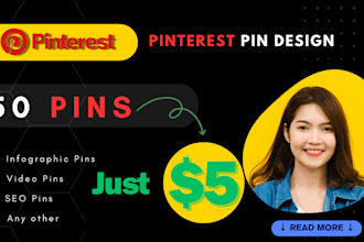 design eye catching  professional pinterest pin