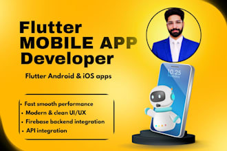 do mobile app development using flutter for ios and android apps
