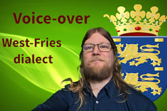 record a voiceover in westfries dutch dialect