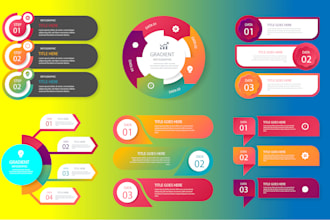 design flow charts, infographic design, persona diagram scientific diagrams