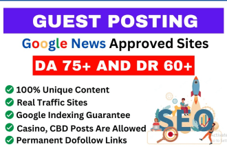 do tech guest post or niche edit link insertion outreach dofollow SEO backlinks