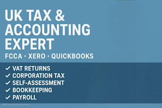 do your UK vat returns, vat registration and investigations