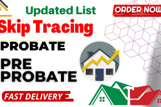 do probate leads list pre probate divorce leads for USA