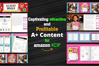 design premium a plus content for your amazon KDP book listing