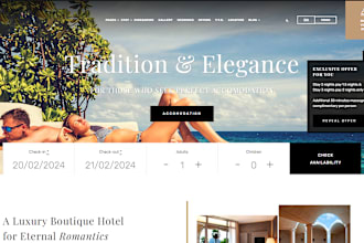 build vacation rental website, hotel booking website, property website