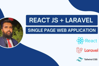 build single page application with laravel, react and next js