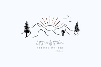 design custom minimalist t shirt and logo