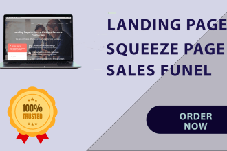 build wordpress landing page, squeeze page, sales funnel