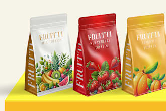 elevate your food brand, award winning pouch, label and packaging design