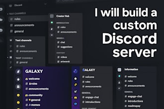 build a professional discord community server for your social media audience