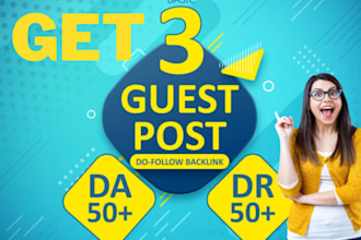 guest post on high da DR sites with do follow backlink