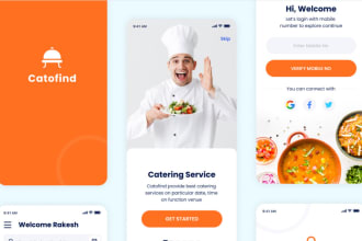 develop catering app, food delivery app, pizza delivery app