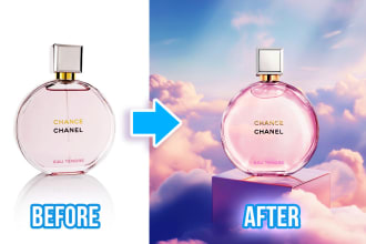 edit, composite, and stage your product image in photoshop