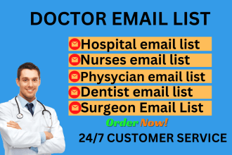 do targeted doctor email list, dentist, and chiropractor contact email list