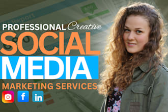 be your professional social media marketing manager