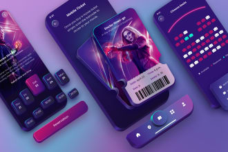 do dynamic app ui ux design and app screenshots