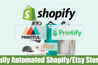 specialize uploading your products to platforms like printful, printify, shopify