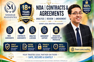 draft customized nda agreements and business contracts