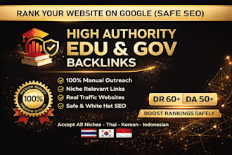 skyrocket ranking with high quality educational, profile backlinks