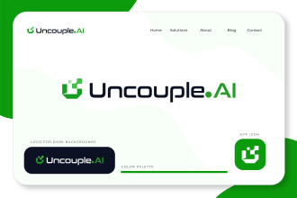 design a sleek ai startup logo