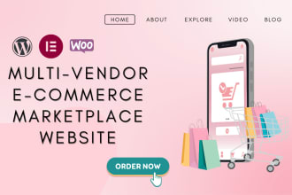 develop wordpress multi vendor ecommerce marketplace website
