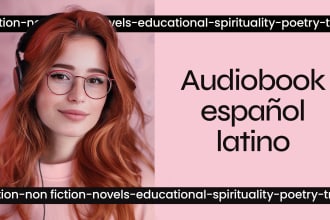 record a female audiobook narration in spanish