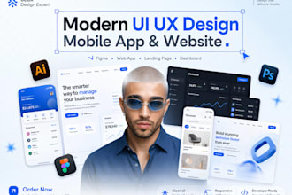 ui ux design, web app design, saas dashboard design in figma