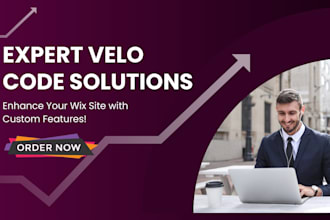 customize, develop your wix website using custom velo code, wix code