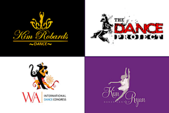 design high quality dance studio logo with creative concepts