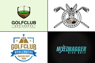 design golf club logo in 1 day for source file