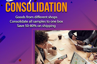 consolidate your sample packages in china and deliver  to you