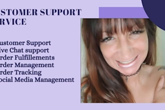 provide customer and chat support service in french